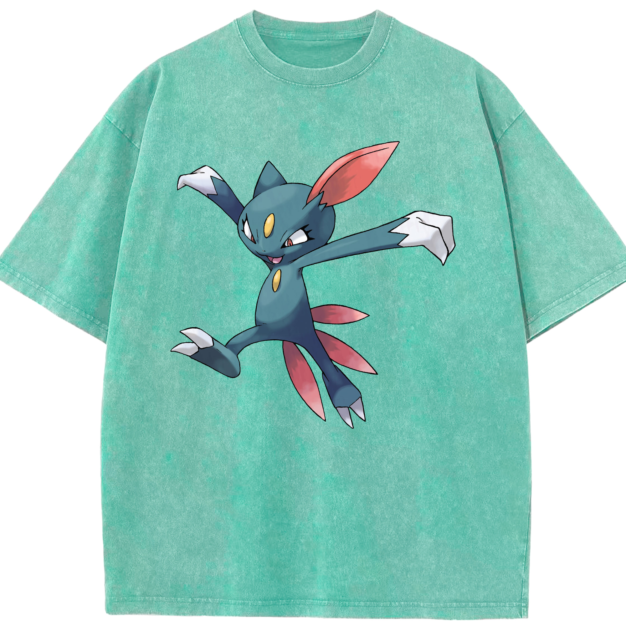 （画像用） ポケットモンスター Pokémon 綿100% ヴィンテージ風 半袖Tシャツ（フロントプリント）